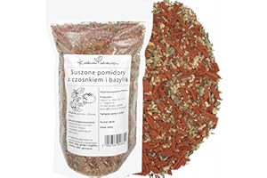 Tomates Séchées À L’Ail Et Au Basilic 200g – Naturelles, Idéales Pour Pâtes, Salades, Pizzas, Cuisine Méditerranéenne – Végan, Sans Conservateurs | Kuchnia Zdrowia