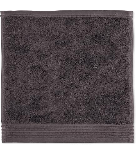 Lot De 2 Serviettes Coton Peigné Lex's Linens - 30x30 Cm, Couleur Aubergine, 500 G/m²