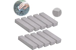 DIYSESSION Cleaning Block WC,Bimsstein für Wc,Bimsstein Reinigungsstein mit Griff,Toilette-Reinigungsstein mit Griff,Blöcke Bimsstein für Toilette,für Grill KüChe (10 Stück)