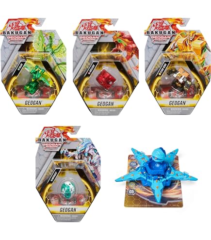 Bakugan Darkus Cloptor – 5,1 Cm Große Sammelfigur, Transformierbar, Inkl. 2 Baku-Kernen & Charakterkarte, Ab 6 Jahren