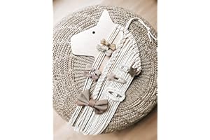 LEYLA&E Haarspangenaufbewahrung Pferd aus FSC-zertifiziertem Holz DIY aus Deutschland Aufbewahrung Organizer Kinderzimmerdeko Haarschmuck