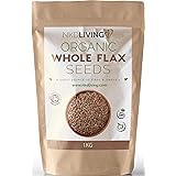Organic Flax Seeds (1kg) by NKD Living