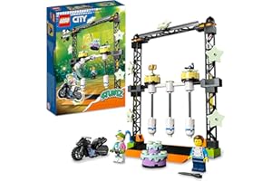 LEGO 60341 City Stuntz Le Défi de Cascade : Les Balanciers, Jouet de Moto d'Aventure de Stunt Bike pour Filles et Garçons de 5 Ans et Plus