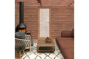 Soleil d'ocre Cali, Visillo para Ventana Francesa, 70 x 200 cm