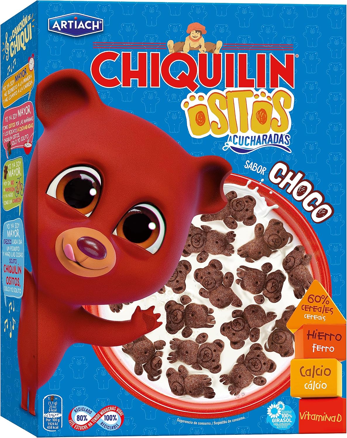 Artiach Chiquilín Ositos Choco 320g