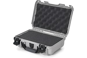 Nanuk 909 Wasserdichter Hartschalenkoffer Mit Plüschschaumeinlage - Silber