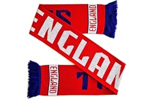 Euroscarves England Soccer Knit Scarf (The Three Lions)