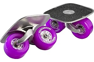 Freeline Drift Skates with 70 mm Wheels with ABEC-7 Bearings (Black), Purple
