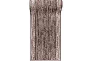 ‎MAZOVIA Mazovia rutschfest Teppich Läufer Flur - Modern Muster Teppichläufer - Kurzflor Flurläufer für Vorzimmer, Schlafzimmer, Küche - ÖKO-TEX Zertifiziert - Meterware Grau Braun - 67 x 100 cm