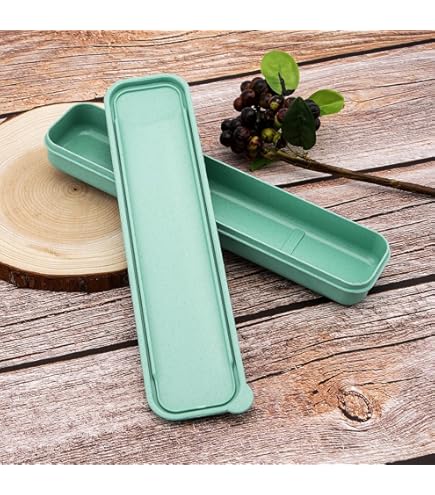 Custodia Portatile Per Posate EODKSE - Astuccio Da Viaggio Eco, Per Campeggio E Ufficio - Foto 4