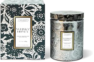 SALUBRITO Duża świeca do użytku wewnątrz i na zewnątrz, świece do aromaterapii w szkle, 400 g, naturalny wosk sojowy, świece zapachowe do użytku wewnątrz i na zewnątrz, trwałe do 47 godzin, świece