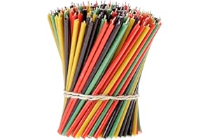 Danilovo Świece z wosku pszczelego (wielokolorowe) – świece prawosławne do modlitwy, rytuałów, dekoracja stołu, nietoksyczne, sadza, nie kapią, długie, zrównoważone, 200 sztuk (4 kolory, wys. 16,5 cm)