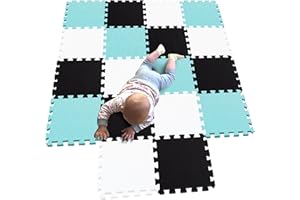MQIAOHAM® 18 pezzi bambini giochi in schiuma per bambini tappetino ad incastro gioca a tappetini puzzle tappeto in schiuma G301018-101104108