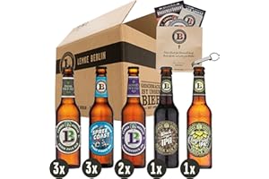 ‎BRAUEREI LEMKE BERLIN GMBH LEMKE Berlin IPA Paket | Bier Mix Box mit verschiedenen IPA | Bier-Mix, Bier Box Craft Beer, Bier Geschenk für Männer (10 x 0,33l) | inkl. 0,80 € Pfand
