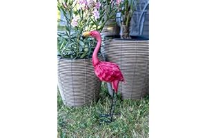 DARO DEKO Metall-Figur Flamingo 1 Stück - L - 22 x 54cm
