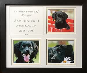 dog memory photo frames
