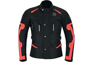 RS RAXUS VESTE DE MOTO HOMME HIVER 3/4 IMPERMÉABLE Homologuée CE
