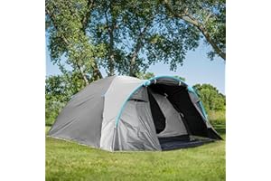 BlueWood Tienda de campaña para 3 a 4 Personas, Doble Capa, Ligera, para Vacaciones Familiares