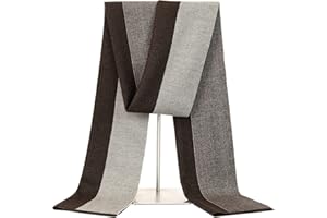 Lallier Sciarpa da Uomo in Lana Merino, Lunga Collo Invernale con Confezione Regalo