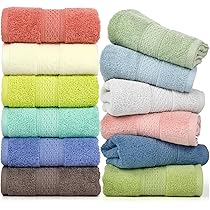 Cleanbear Set Di 4 Asciugamani Da Bagno A Spina Di Pesce, 33 X 73