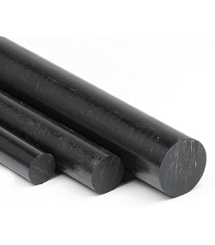 Polyamid PA6 Rundstab Natur 200 Mm - Kunststoffstab In Der Länge 25 Mm - Polyamid Rundmaterial Auf Zuschnitt