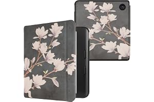 kwmobile Skyddsfodral för Kobo Kobo Libra Colour/Tolino Vision Color fodral – eReader Flip Case med Auto Sleep Funktion – mag