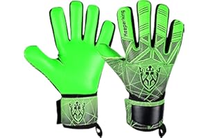 Keeperking Torwarthandschuhe Erwachsene Kinder Jugend mit und ohne Fingerschutz Fußballhandschuhe abnehmbar fingersave 4mm Unisex mehrere Größe und Farben