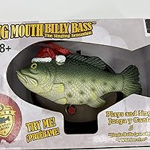 Vintage Big Mouth Billy Bass chantant du poisson, chansons de