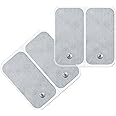Beurer Self-Adhesive Gel Electrode Pads, 50 x 100 mm, Replacement Set of 4 Pads, TENS and EMS Electrodes suitable for Beurer Electrostimulators