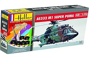 Heller Maquette, 56367, super puma as332 m1,1/72, Gris