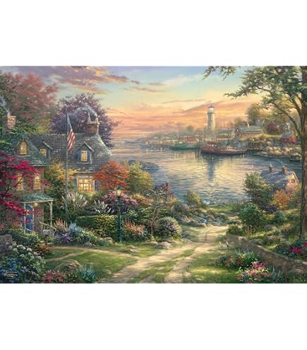 Schmidt Spiele Thomas Kinkade Coney Island Jigsaw Puzzle - 1000 Pieces, Premium Quality - View #4
