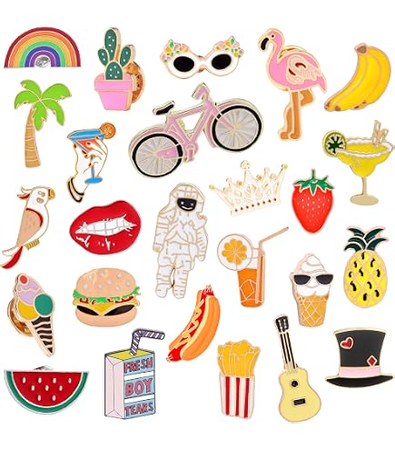 Lot De 7 Broches En Émail Chat Noir Et Blanc - Épingles à Revers Mignonnes Pour Vêtements, Sacs, Écharpes - Cadeau Fille Femme