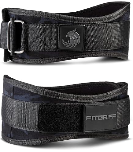 Ceinture D'Haltérophilie En Cuir De Vache AG - Support Lombaire Rembourré 10,2 Cm Et 15,2 Cm Pour Musculation Homme Et Femme