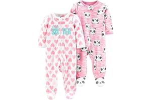 Simple Joys by Carter's Baby-Mädchen Kleinkindschläfer (2er Pack)