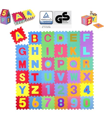 JOYIN Tapis de chambre d'enfant, 80 x 150 cm, avec 12 mini jouets de voiture, pour enfants à partir, tapis de jeu, rue, tapis de voiture, pour garçon et fille, pour chambre