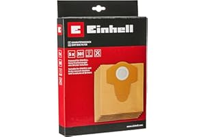 Einhell Accessoire Set de 5 Sacs de rechange pour aspirateur 30 L
