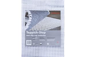 andiamo Teppich Stop Antirutschmatte für Teppich - rutschfeste Unterlage, um ein Verrutschen des Teppichs zu verhindern - Teppich Antirutschunterlage 120 x 180 cm