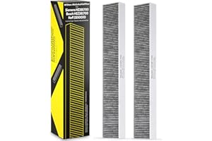 KF3TEC® Filtr z węglem aktywnym, zestaw 2 szt. do Siemens HZ381700 / Bosch HEZ381700 / Neff Z8500X0 wysokiej jakości CleanAir z numerem części 17000822 filtr zamienny do modułu obiegu powietrza