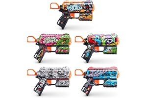 ZURU - XSHOT - Skórki - Strumień - Pistolet strzałek piankowych - Dostarczany z 8 strzałkami - Kolor losowy - strzelanie do 27 metrów - 36516