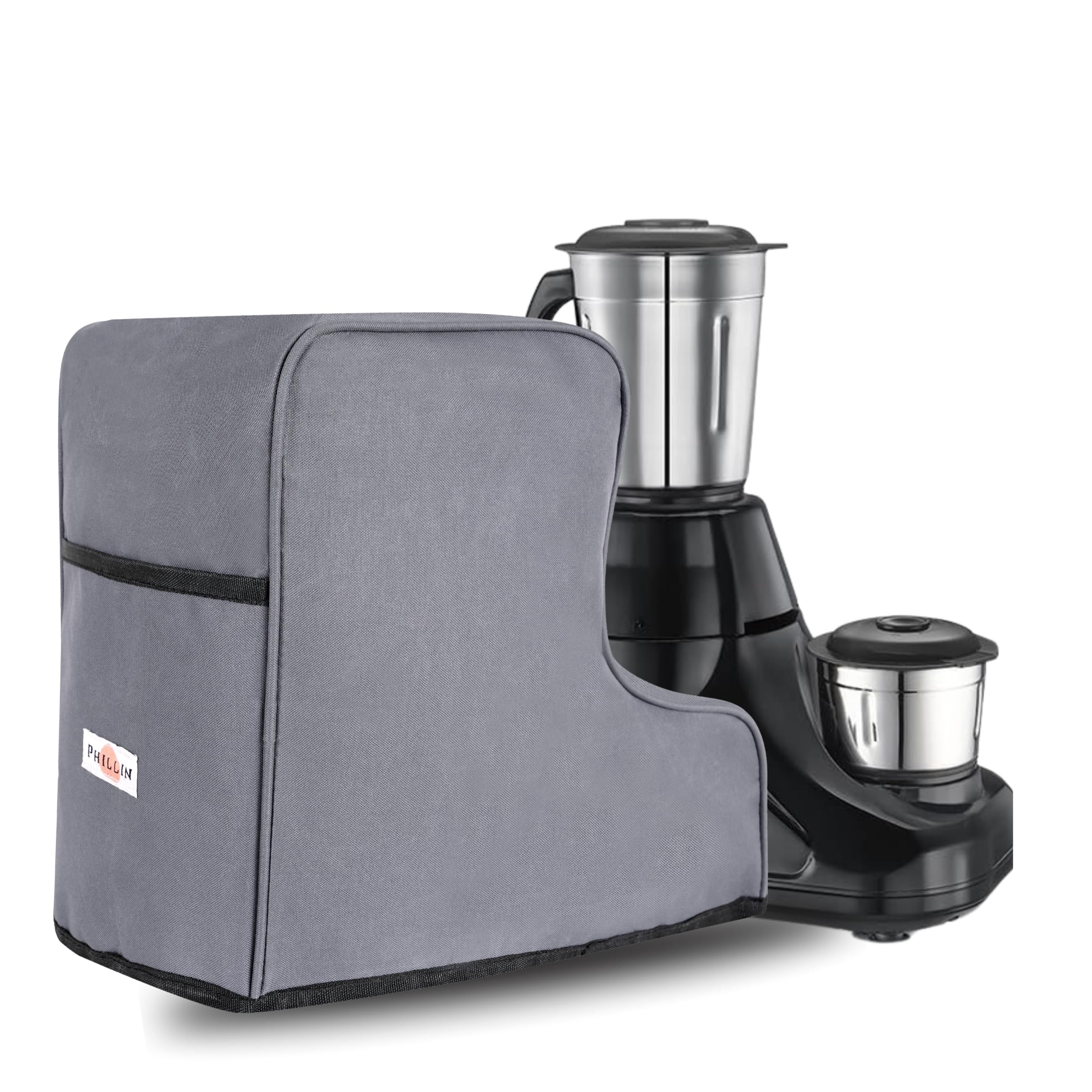 Phillin L-Shaped Mixer Cover â€“ Stylish & Durable Grey Dust Cover for Kitchen Mixers | Waterproof & Protective