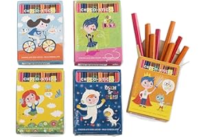 SIMON COLL Crayons en chocolat Mini, Chocolat au lait - 5 x 20 g