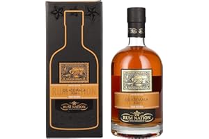 RUM NATION Guatemala Gran Reserva - Rhum Vieux Ambré - Origine : Guatemala - Notes de Vanille & Agrume - 40% Alcool - 70 cl