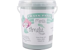 Amelie Prager 1000-14 Pintura a la Tiza, Menta, 1 l