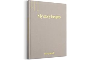 Zouway Baby First 5 Year Baby Diary for Girls Boys, Baby Memory Book to Design Yourself for New Parents, Baby Photo Album for the Most Beautiful Moments, Baby Gift, Children's Album