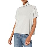 Daily Ritual Women's Soft Rayon Jersey Slouchy Pullover Top