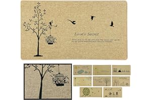 LUCA HOME – Alfombra Pasillo casa Verona Autumn 40x70, Antideslizante Alfombra, tapetes para Sala, Alfombra Salon, felpudos de Interior, alfombras Pasillo