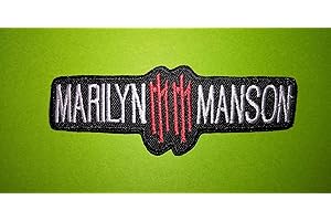 BLUE HAWAI M389 Marilyn Manson Patch Patch 10 x 3.5 cm