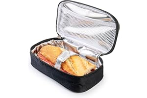 PracticDomus Porta Sandwich Termoisolati per Bambini Iris Barcelona Model Fun. Colore Nero