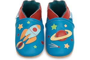 JUICY BUMBLES Scarpe Bambino in Morbida Pelle - Scarpine Neonato in Pelle con Suolla Scamosciata - Scarpe Primi Passi - Scarpette Neonato - Scarpe Bambina Ragazza Ragazzo …