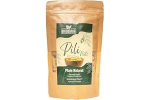 NussGenuss Pilinüsse Plain 150g, aus natürlicher Herstellung, keine Pestizide, leckeres Superfood, optimal für eine ketogene Ernährung